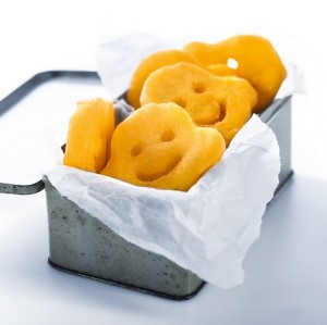 Замразени полузипържени картофени усмивки - 2.5 кг